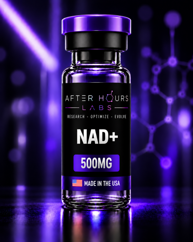 NAD+ (Nicotinamide Adenine Dinucleotide) vial — After Hours Labs research product