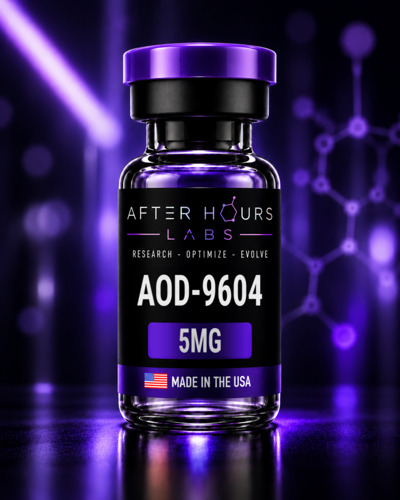 AOD-9604 5MG vial — After Hours Labs research product