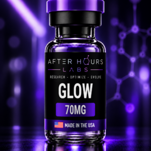 GLOW 70MG vial — After Hours Labs research product